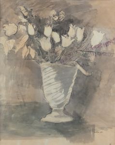 Franco Gentilini - Vaso di fiori