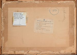 SCIPIONE : Galleria d'Arte Moderna a Roma, Quel che succede al pianterreno e nei sotterranei  - Asta La Collezione Enrico e Antonello Falqui. Di padre in figlio una vita nell'arte. - Associazione Nazionale - Case d'Asta italiane