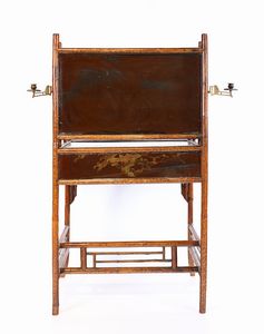 Bonheur du jour in bamb� e lacca, Regno Unito, inizi del XX secolo  - Asta La Collezione Enrico e Antonello Falqui. Di padre in figlio una vita nell'arte. - Associazione Nazionale - Case d'Asta italiane