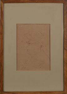 Filippo de Pisis : Cavicchioli in campagna visto da De Pisis  - Asta La Collezione Enrico e Antonello Falqui. Di padre in figlio una vita nell'arte. - Associazione Nazionale - Case d'Asta italiane