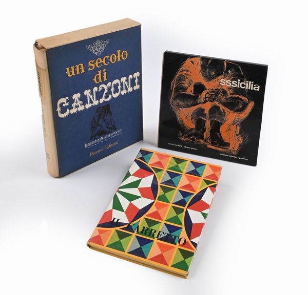 Lotto di 2 volumi: Sssicilia - Edizione Telestar Palermo; Il Carretto - Salvatore Lo Presti Un secolo di canzoni Parenti editore  - Asta La Biblioteca - Associazione Nazionale - Case d'Asta italiane