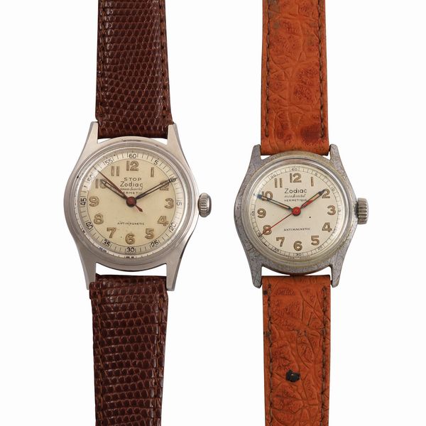 ZODIAC- LOTTO DI DUE OROLOGI  - Asta Orologi Vintage e Moderni - Associazione Nazionale - Case d'Asta italiane