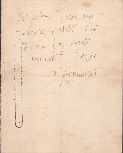 D'Annunzio, Gabriele (Pescara, 12 marzo 1863 – Gardone Riviera, 1º marzo 1938)  - Asta Memorabilia storici e cinematografici - Associazione Nazionale - Case d'Asta italiane