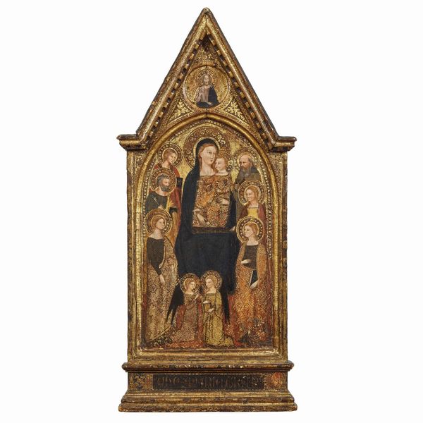 Maestro madonna Lazzaroni : Maestro della Madonna Lazzaroni  - Asta DIPINTI ANTICHI E OPERE DI ECCEZIONALE INTERESSE STORICO ARTISTICO - Associazione Nazionale - Case d'Asta italiane