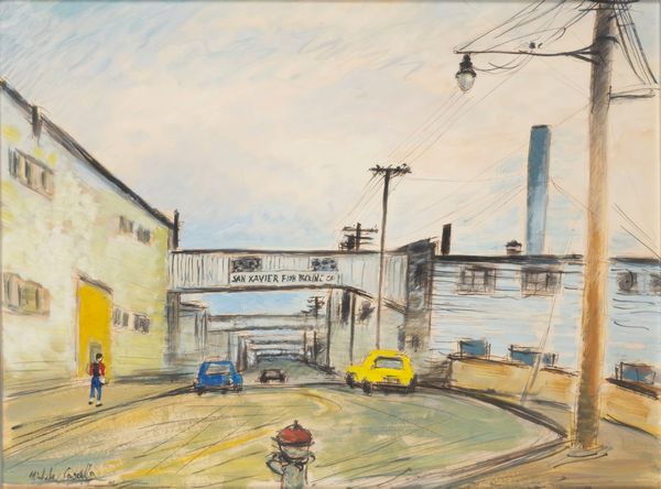 MICHELE CASCELLA : Stazione ferroviaria  - Asta Arte Moderna e Contemporanea - Associazione Nazionale - Case d'Asta italiane