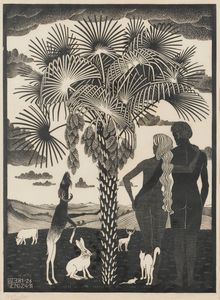 Maurits Cornelis Escher - Il Sesto giorno della Creazione