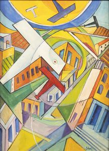 Sibò (Pierluigi Bossi) - Compenetrazione di aerovedute