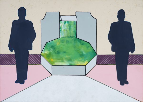 RENATO MAMBOR : I due guardiani  - Asta Arte Moderna e Contemporanea - Associazione Nazionale - Case d'Asta italiane