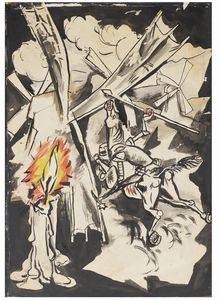 Renato Guttuso - Scena per un balletto di Don Quijote