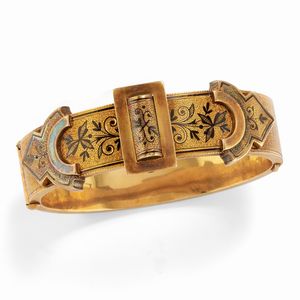 Coppia di bracciali vittoriani  - Asta Gioielli - Associazione Nazionale - Case d'Asta italiane