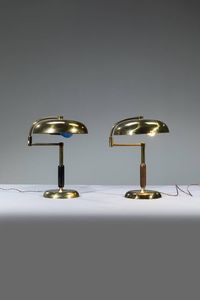 PRODUZIONE ITALIANA - Coppia di lampade da tavolo