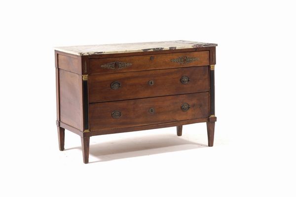 Com� Impero a tre cassetti. XIX secolo  - Asta Antiquariato - Associazione Nazionale - Case d'Asta italiane