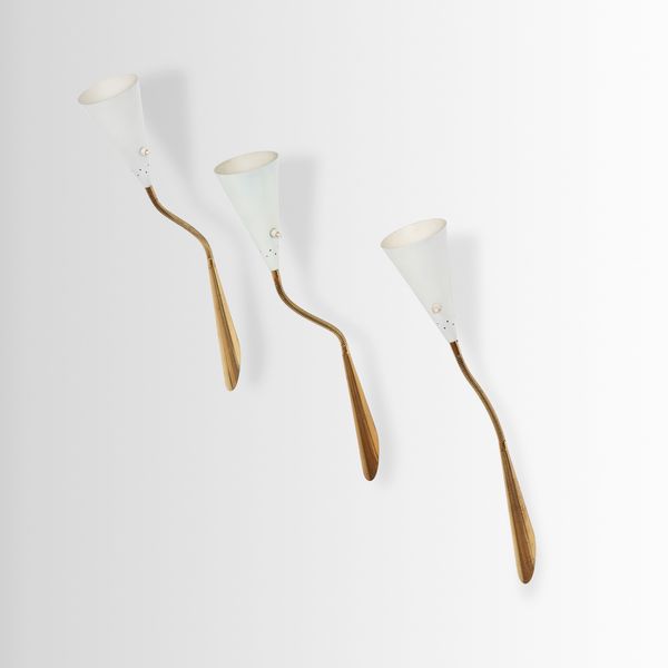 GILARDI E BARZAGHI : Tre Lampade a parete  - Asta Design - Associazione Nazionale - Case d'Asta italiane