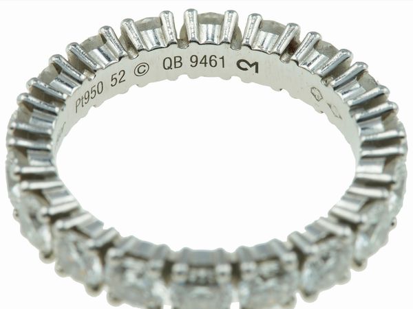 Cartier. Rivi�re con diamanti taglio brillante per ct 3.00  - Asta Fine Jewels - Associazione Nazionale - Case d'Asta italiane
