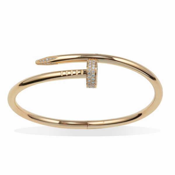 Cartier. Bracciale �Juste un Clou� con diamanti  - Asta Fine Jewels - Associazione Nazionale - Case d'Asta italiane