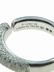 Cartier. Anello Panth�re de Cartier con diamanti e due piccoli smeraldi  - Asta Fine Jewels - Associazione Nazionale - Case d'Asta italiane