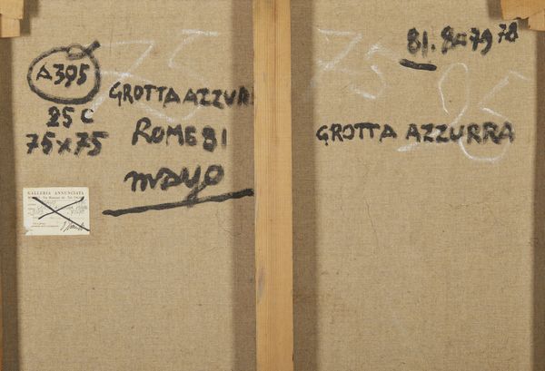 MAYO ANTOINE (1905 - 1990) : GROTTA AZZURRA,1981  - Asta Asta 457 | ARTE MODERNA E CONTEMPORANEA - SELECTED Tradizionale - Associazione Nazionale - Case d'Asta italiane