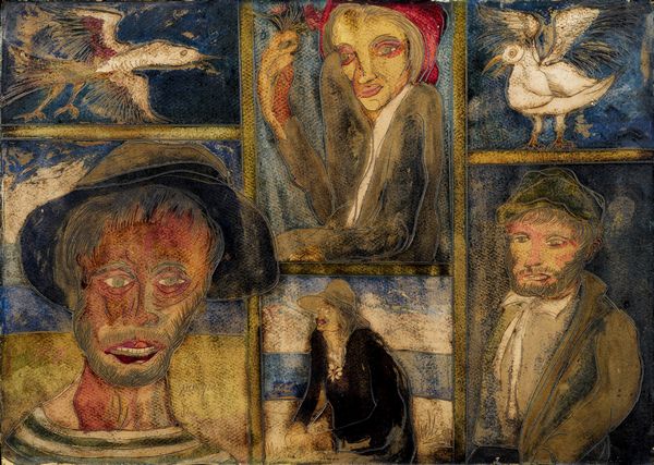 Giuseppe Serafini : Omaggio a Viani  - Asta Dipinti, Disegni, Sculture e Grafica - Associazione Nazionale - Case d'Asta italiane