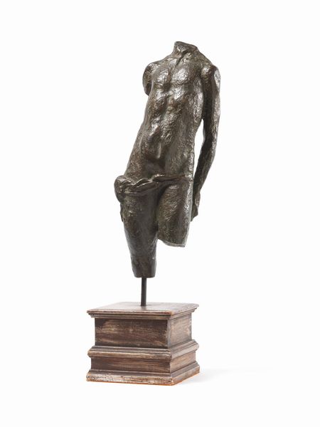 AUGUSTO MURER : Torso maschile  - Asta Dipinti, Disegni, Sculture e Grafica - Associazione Nazionale - Case d'Asta italiane