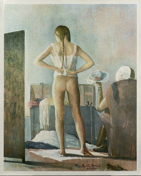 Claudio Bonichi : Il corsetto bianco  - Asta Dipinti, Disegni, Sculture e Grafica - Associazione Nazionale - Case d'Asta italiane