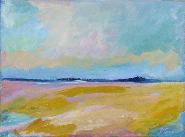 Paolo SALVATI : Campo di grano  - Asta Dipinti, Disegni, Sculture e Grafica - Associazione Nazionale - Case d'Asta italiane