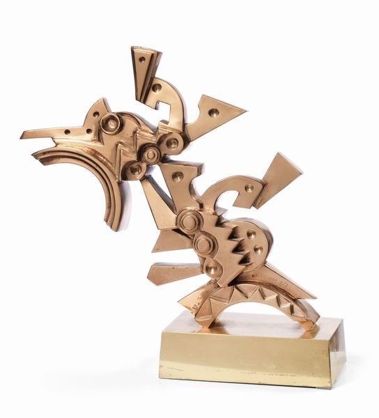 UMBERTO MASTROIANNI : Composizione  - Asta Dipinti, Disegni, Sculture e Grafica - Associazione Nazionale - Case d'Asta italiane