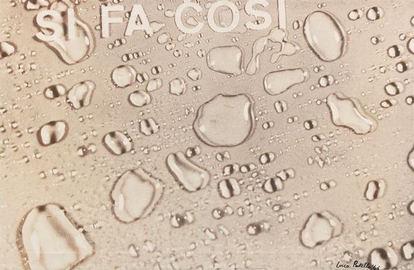 LUCA MARIA PATELLA : Si fa cos  - Asta Dipinti, Disegni, Sculture e Grafica - Associazione Nazionale - Case d'Asta italiane