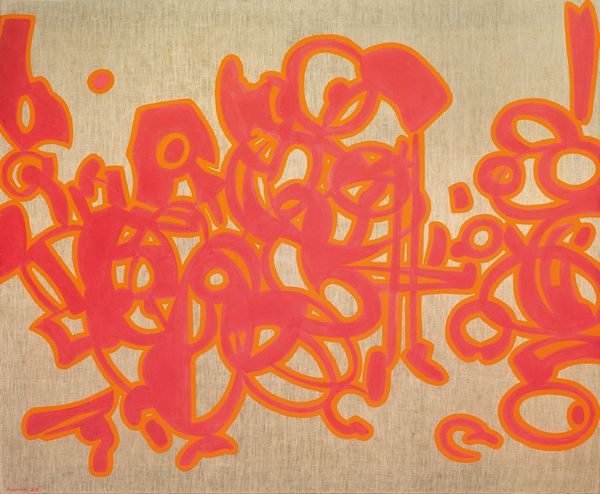 CARLA ACCARDI : Dileguando incatenare  - Asta Dipinti, Disegni, Sculture e Grafica - Associazione Nazionale - Case d'Asta italiane