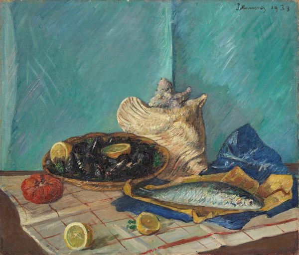 Piero Marussig : Frutti di mare  - Asta Dipinti, Disegni, Sculture e Grafica - Associazione Nazionale - Case d'Asta italiane