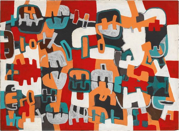 Giuseppe Capogrossi : Superficie CP/882  - Asta Dipinti, Disegni, Sculture e Grafica - Associazione Nazionale - Case d'Asta italiane