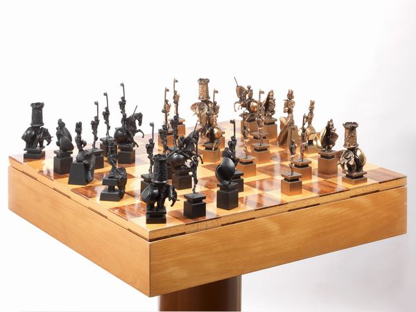 Nag Arnoldi : Scacchi  - Asta Dipinti, Disegni, Sculture e Grafica - Associazione Nazionale - Case d'Asta italiane