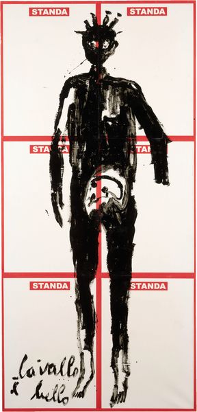 ENZO CUCCHI : Cavallo  bello  - Asta Arte Contemporanea - Associazione Nazionale - Case d'Asta italiane