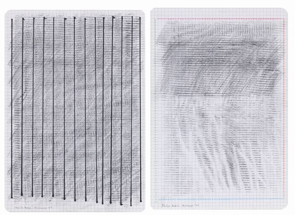 PAOLO MASI : Due opere Senza titolo  - Asta Arte Contemporanea - Associazione Nazionale - Case d'Asta italiane