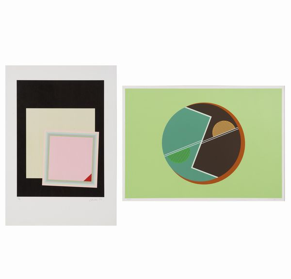 Due grafiche  - Asta Arte Contemporanea - Associazione Nazionale - Case d'Asta italiane