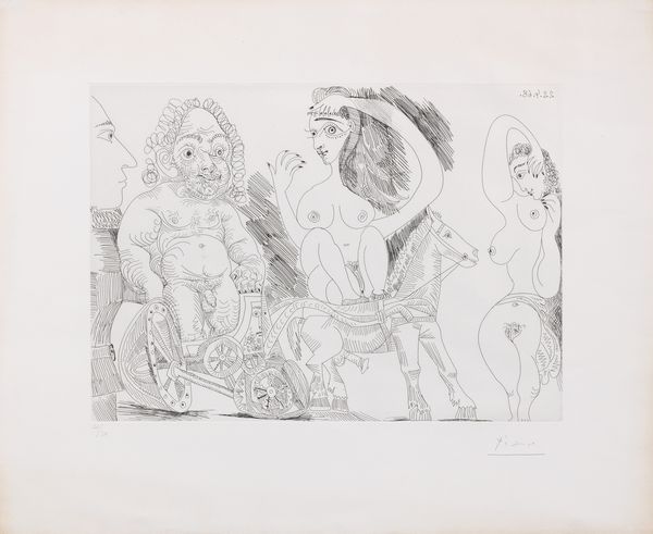 Pablo Picasso : Senza titolo  - Asta Arte Contemporanea - Associazione Nazionale - Case d'Asta italiane