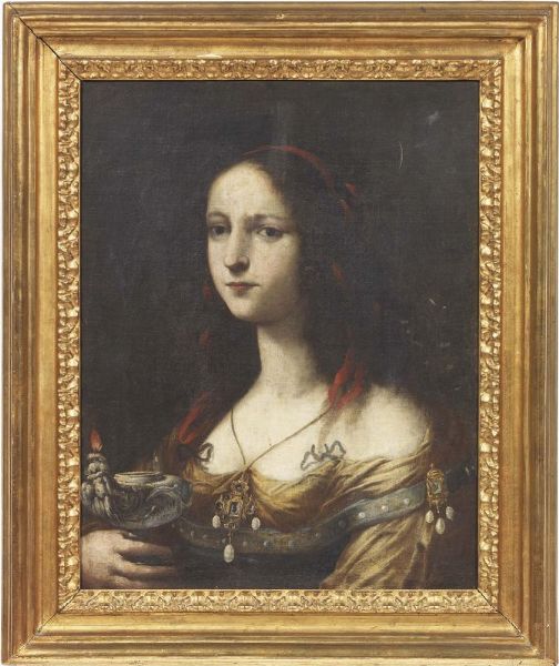 Scuola fiorentina del XVII secolo : Artemisia  - Asta ARREDI E DIPINTI ANTICHI - Associazione Nazionale - Case d'Asta italiane