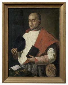 Ignoto del XIX secolo - Ritratto del Canonico Giuseppe Visconti