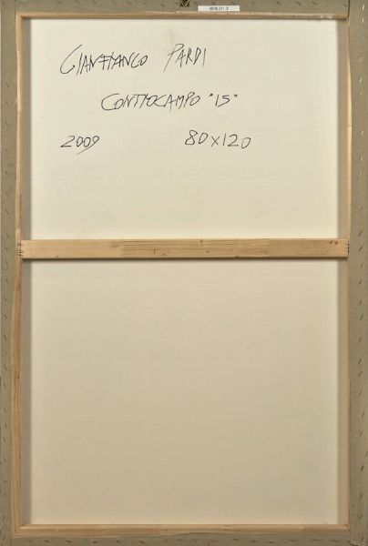 GIANFRANCO PARDI : Controcampo 15  - Asta 72 Asta di Arte Moderna e Contemporanea - Associazione Nazionale - Case d'Asta italiane