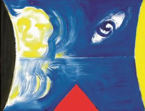 VIRGILIO GUIDI : Immagine nello spazio/Il grande occhio  - Asta 72 Asta di Arte Moderna e Contemporanea - Associazione Nazionale - Case d'Asta italiane
