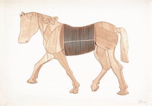 MARIO CEROLI : Cavallo  - Asta 72 Asta di Arte Moderna e Contemporanea - Associazione Nazionale - Case d'Asta italiane