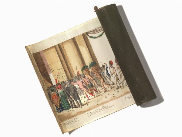 Salvatore Busuttil  - Asta Opere su carta: disegni, dipinti e stampe dal XV al XIX secolo - Associazione Nazionale - Case d'Asta italiane