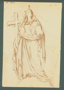 Santo Varni  - Asta Opere su carta: disegni, dipinti e stampe dal XV al XIX secolo - Associazione Nazionale - Case d'Asta italiane