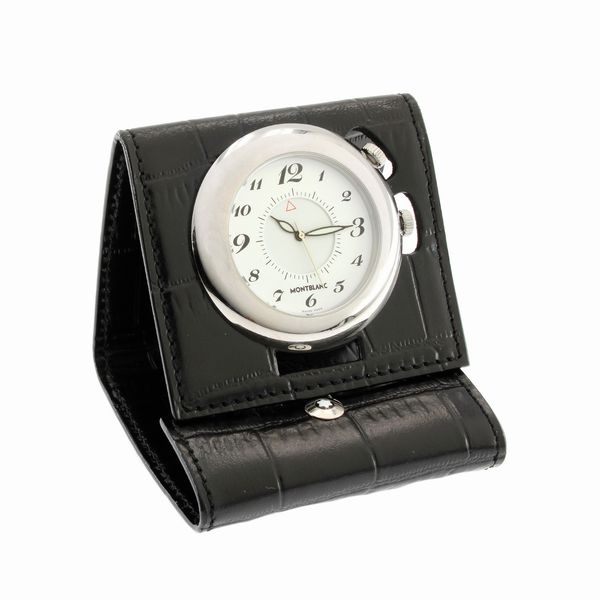 Mont Blanc orologio sveglia da viaggio  - Asta Fashion Vintage - Associazione Nazionale - Case d'Asta italiane