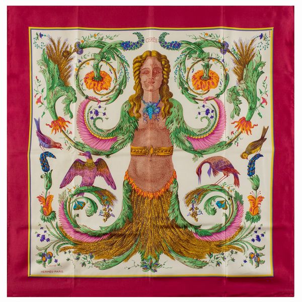 Hermes foulard vintage collezione Cers  - Asta Fashion Vintage - Associazione Nazionale - Case d'Asta italiane