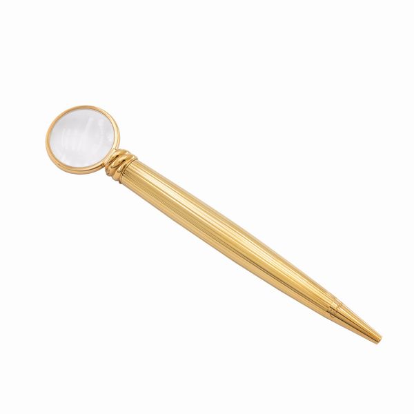 Cartier penna a sfera con lente  - Asta Fashion Vintage - Associazione Nazionale - Case d'Asta italiane