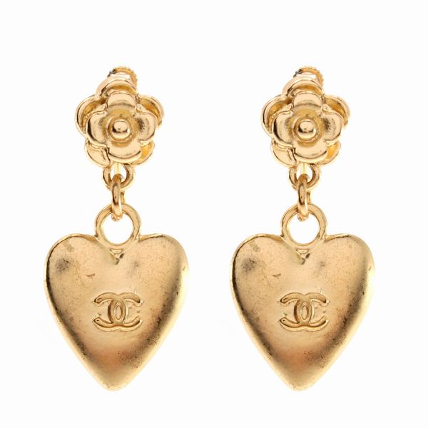 Chanel orecchini pendenti bijou vintage  - Asta Fashion Vintage - Associazione Nazionale - Case d'Asta italiane