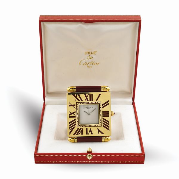 Cartier pendulette da viaggio vintage  - Asta Fashion Vintage - Associazione Nazionale - Case d'Asta italiane
