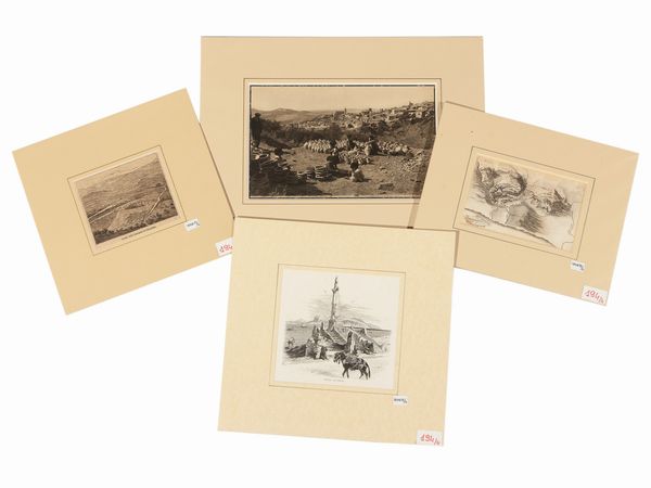 Vedute siciliane  - Asta La Sicilia in una collezione di stampe - Associazione Nazionale - Case d'Asta italiane