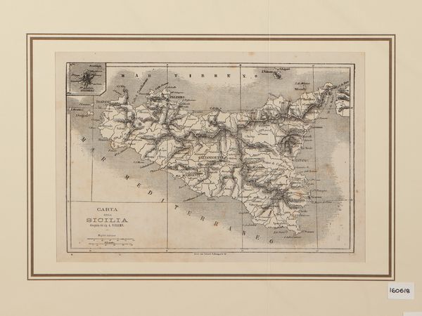 Carta della Sicilia  - Asta La Sicilia in una collezione di stampe - Associazione Nazionale - Case d'Asta italiane