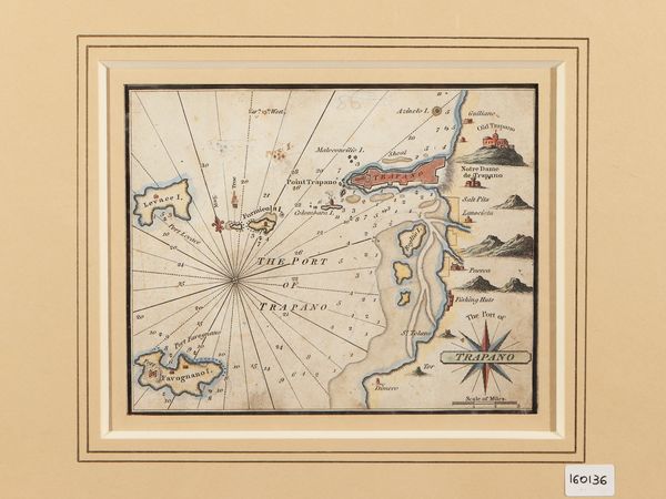 The Port of Trapano 1802  - Asta La Sicilia in una collezione di stampe - Associazione Nazionale - Case d'Asta italiane